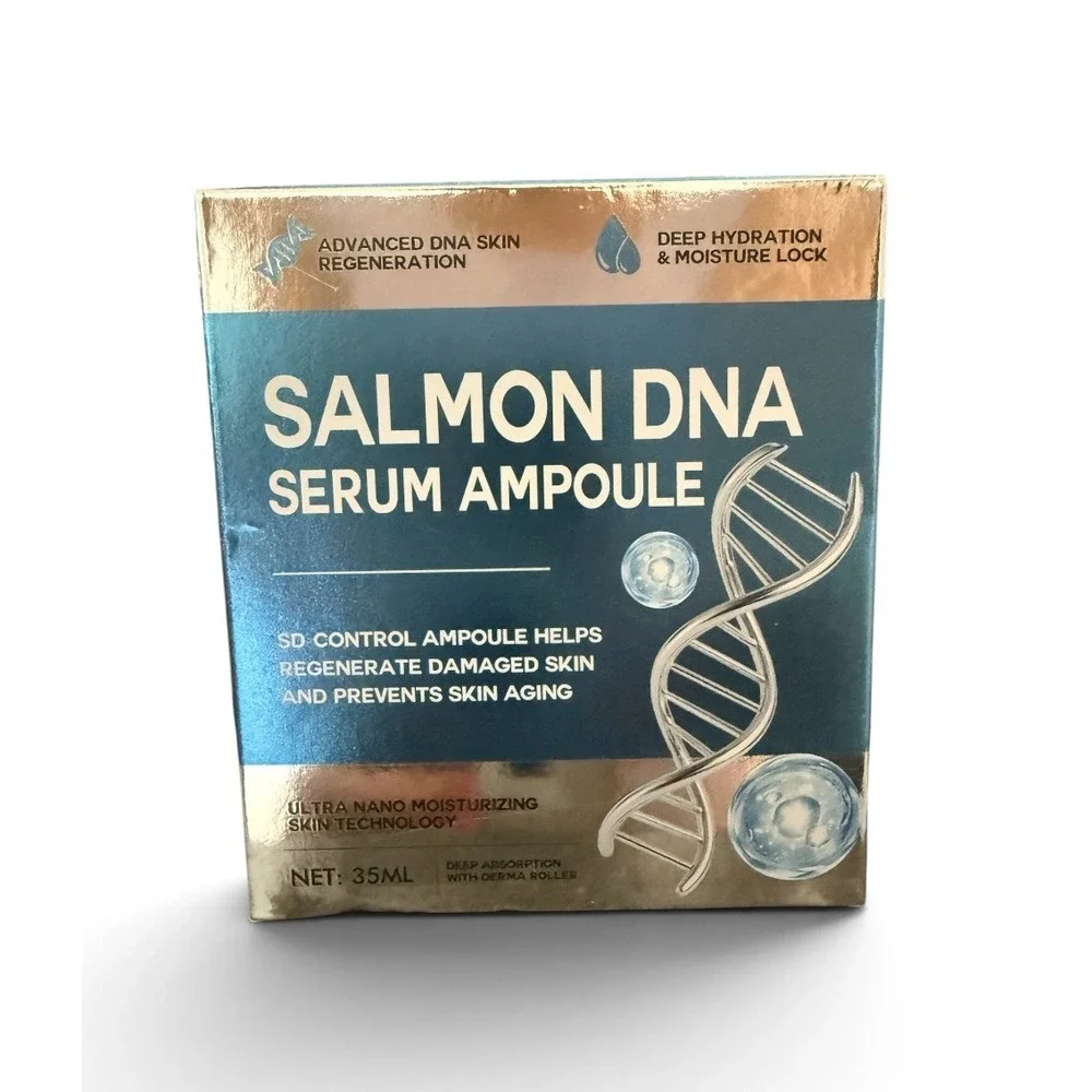 Salmon DNA PDRN Ampoule Microneedling Serum Anti Aging Hydrating 35ml. NIB